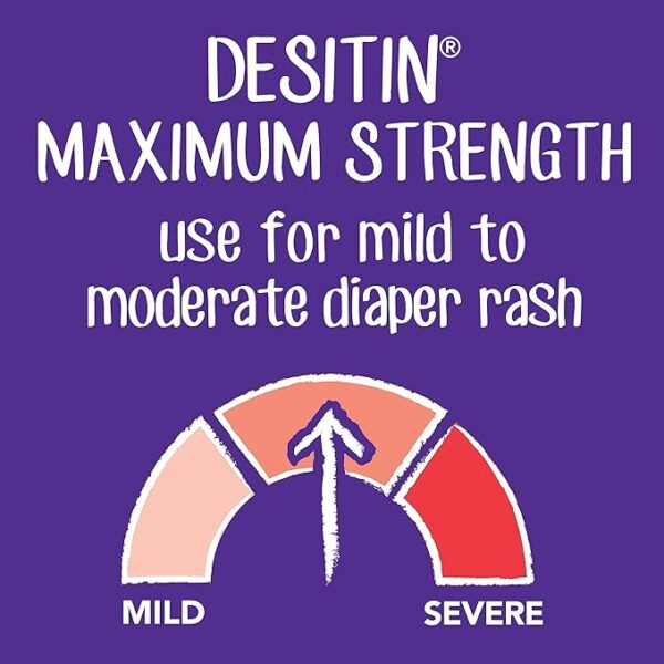Desitin Maximum Strength Baby Diaper Rash Cream, 40% - Image 3