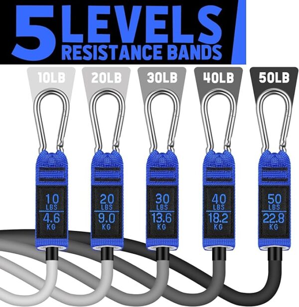 WALITO Resistance Bands Set - Exercise Bands with Handles - Image 5
