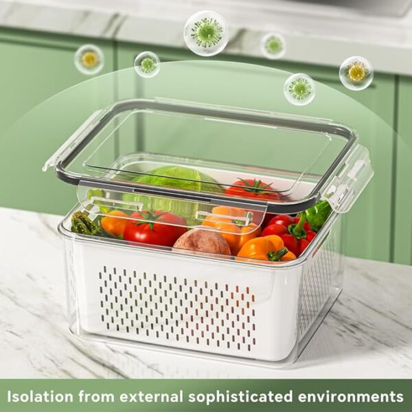 5 PCS Large Fruit Storage Containers for Fridge - Image 3