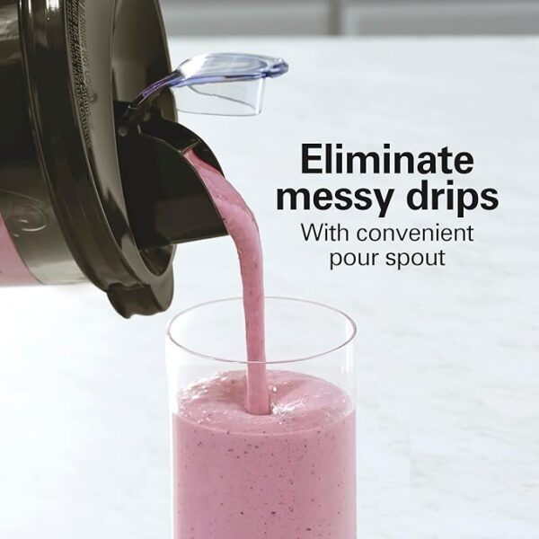 Hamilton Beach Power Elite Wave Action Blender For Shakes and Smoothies, 40 Oz Glass Jar - Image 2