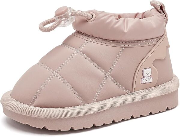 HOBIBEAR Toddler Boys Girls Snow Boots Waterproof Winter Warm Boots