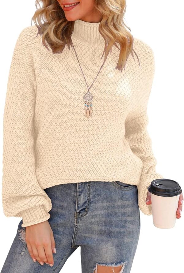 Jouica Women's Turtleneck Oversized Sweaters - Image 2