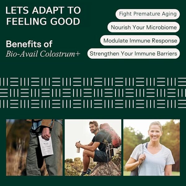 Adapt Naturals Colostrum Supplement with Lactoferrin & Beta Glucan, Bio-Avail Grass Fed Bovine - Image 5
