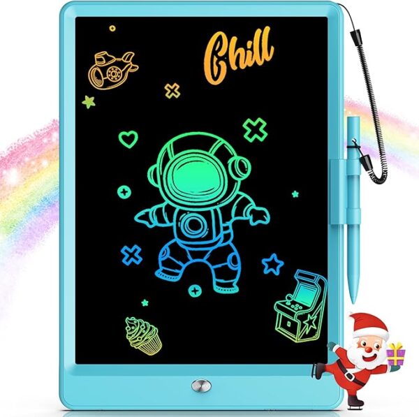 Bravokids Toys for 3-6 Years Old Girls Boys, LCD Writing Tablet 10 Inch Doodle Board