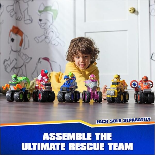Paw Patrol: Rescue Wheels Chase’s Cruiser, Toy Truck with Projectile Launcher and Collectible - Image 5