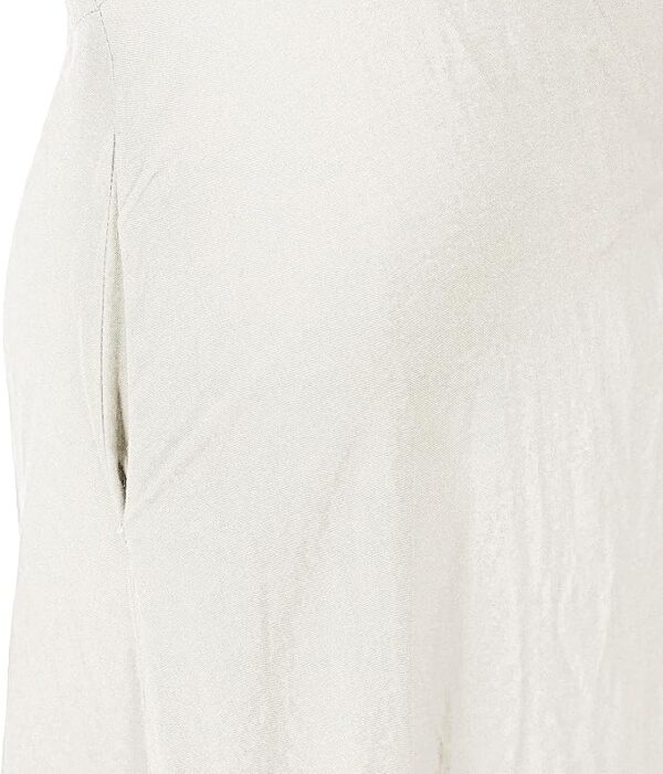 Mingyuezai Women's Linen Wrap Dress - Image 5