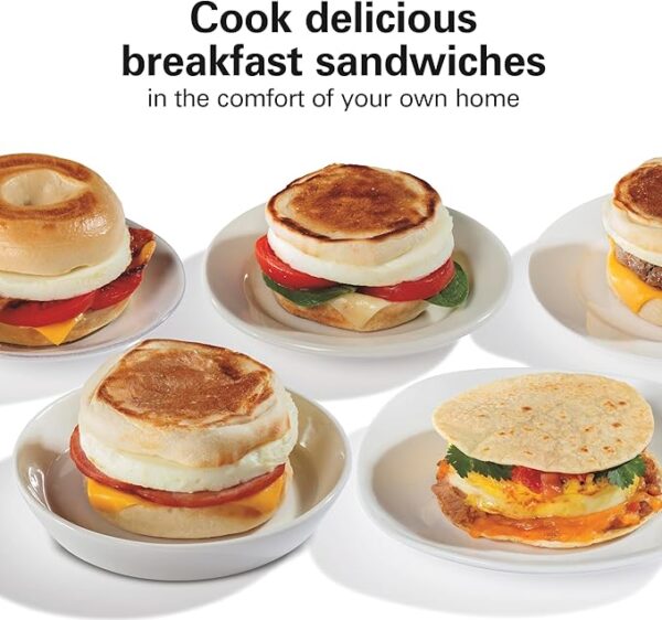 Hamilton Beach Dual Breakfast Sandwich Maker - Image 3