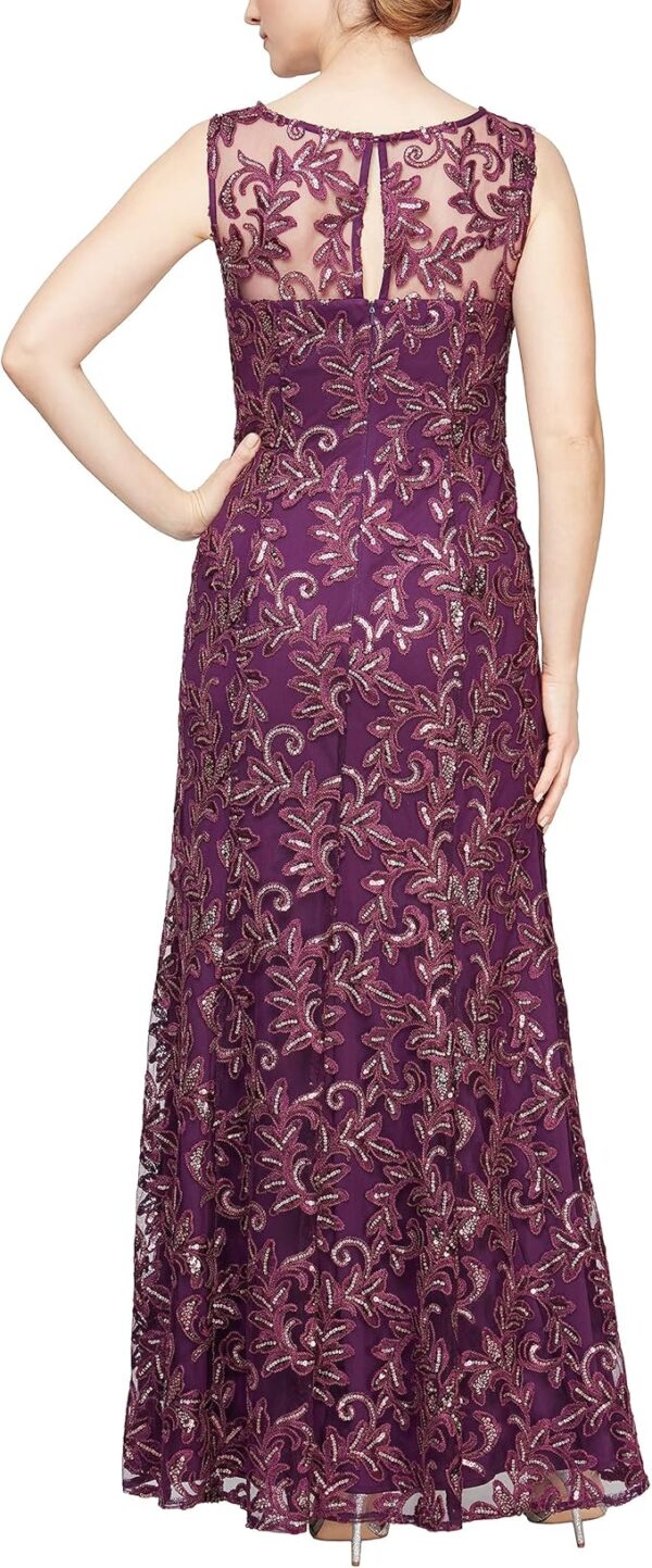 Alex Evenings Women's Long Sleeveless Dress - Image 2